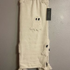 Ghost blanket beige/white